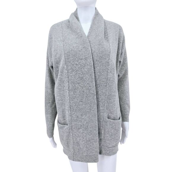 The Cashmere Project Open Caridgan Sweater Gray L - Picture 1 of 6